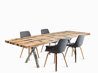 Fasstisch Nr. 210, Walter's Wood Idea AG Walter's Wood Idea AG Rustic style dining room Solid Wood Multicolored