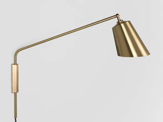 Hoi P'loy Slim Shady Wall Lamp, Hoi P'loy Hoi P'loy Habitaciones de estilo minimalista Cobre/Bronce/Latón