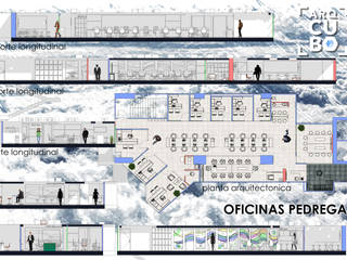 OFICINAS NOX, Arqcubo Arquitectos Arqcubo Arquitectos Рабочий кабинет в стиле минимализм Бетон