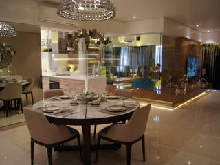 4BHK Flat and Lobby Mumbai, Acmeview Interior Solutions Acmeview Interior Solutions Коммерческие помещения