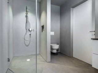 Fugenloses Bad: alles aus einem Guss, Lamurista GmbH Lamurista GmbH Modern bathroom