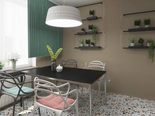 Квартира в стиле контемпорари, Design3s Design3s Dapur: Ide desain interior, inspirasi & gambar Besi/Baja