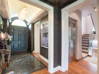 St Johns Wood renovation and conversion, Compass Design & Build Compass Design & Build Classic corridor, hallway & stairs
