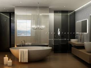 Baño , Freelance3d Freelance3d Modern bathroom