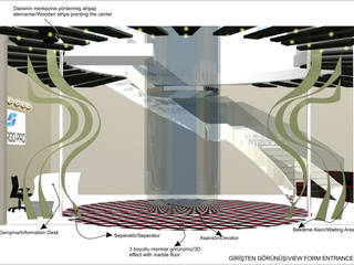 Energo PRO Sosyal ve İdari Bina Tasarımı / Energo Pro Design of the social and administrative building / Energo Pro Design von dem Sozial- und Verwaltungsgebäude, EG Tasarım Danışmanlık AŞ EG Tasarım Danışmanlık AŞ ミニマルスタイルの 玄関&廊下&階段