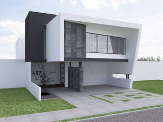 Casa Rincon Verde, VS Arquitectura VS Arquitectura Casas minimalistas Hierro/Acero