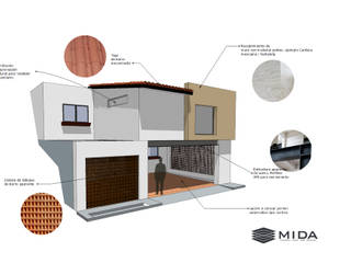 Intervención , MIDA MIDA Casas unifamiliares Concreto