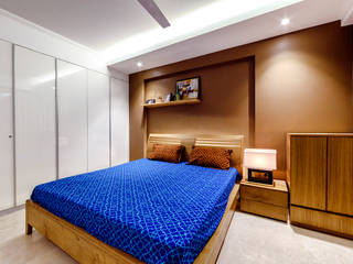 INTERIORS AT DLF PARK PLACE – PARK TOWER, Studio a+i Studio a+i モダンスタイルの寝室