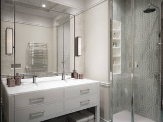 Квартира к ЖК Наследие., MARION STUDIO MARION STUDIO Classic style bathrooms