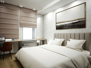 GAP, Burkov Studio Burkov Studio Small bedroom Wood Wood effect