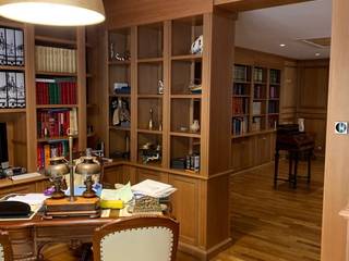 Librerie divisorie- NOVITA', Falegnameria su misura Falegnameria su misura Living roomCupboards & sideboards Wood