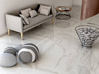 Serie White Marble, Tuscania S.p.A. Tuscania S.p.A. Salones de estilo moderno Azulejos