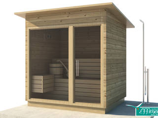 BioSauna , Effimera Beauty Wellness Spa Effimera Beauty Wellness Spa Spa moderne Bois massif Multicolore