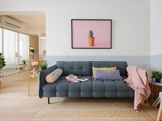 客廳 一葉藍朵設計家飾所 A Lentil Design Country style living room