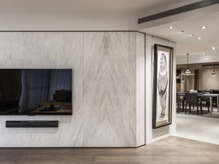 純粹, 樹屋室內裝修設計有限公司 樹屋室內裝修設計有限公司 Salas de estar modernas
