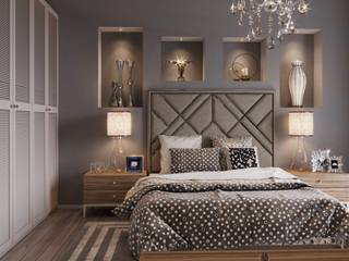 Bedroom design, MAT DİZAYN MAT DİZAYN Cuartos de estilo moderno Compuestos de madera y plástico