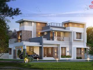 Architectural designs in Cochin, Creo Homes Pvt Ltd Creo Homes Pvt Ltd Casas asiáticas