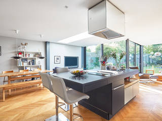 Hertford Avenue_Londres UK_Vivienda Unifamiliar, L+ARCHITECTS L+ARCHITECTS Cocinas integrales