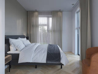 vakantiehuis, hans moor architects hans moor architects Modern style bedroom