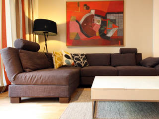 Wohnung im skandinavischen Stil, raumdeuter GbR Berlin raumdeuter GbR Berlin Modern Living Room