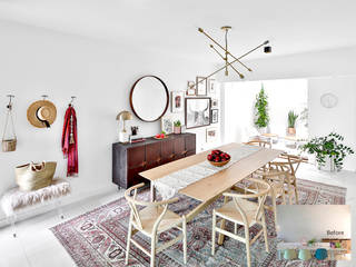 Chung Hom Kok Home, B Squared Design B Squared Design Eclectic style dining room