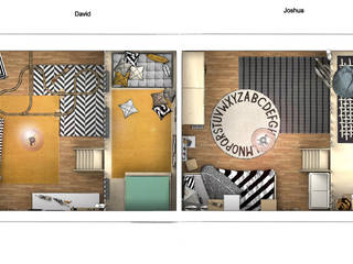 2 Kinderzimmer mit zweiter Ebene, Der Schlüssel zum Glück - Interior Design Der Schlüssel zum Glück - Interior Design Nursery/kid’s room