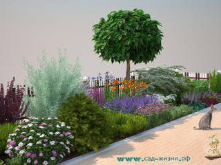 Цветник в палисаднике, Сад Жизни Сад Жизни Classic style gardens