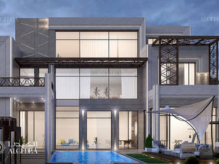 Modern Villa Exterior Design in Oman, Algedra Interior Design Algedra Interior Design Small houses