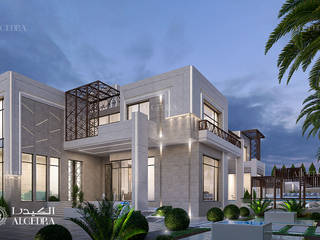 Modern Villa Exterior Design in Oman, Algedra Interior Design Algedra Interior Design Small houses