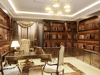 Home Office Design, Algedra Interior Design Algedra Interior Design Espaços de trabalho clássicos