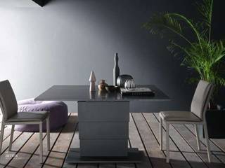 TAVOLI DA PRANZO MODERNI: AMBIENTI LIVING, Epicentro Arredo Epicentro Arredo モダンデザインの ダイニング 木 木目調