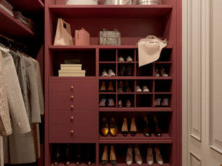 Апартаменты в Нащокинском переулке., MARION STUDIO MARION STUDIO Klassische Ankleidezimmer