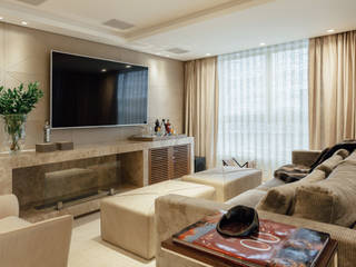 APARTAMENTO RESIDENCIAL - PORTO ALEGRE , RUTE STEDILE INTERIORES RUTE STEDILE INTERIORES Modern living room