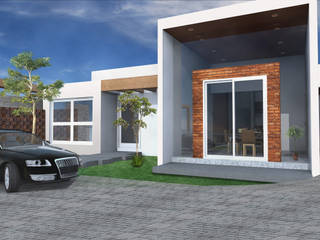 Casa de las Sombras, Yauhquemehcan, Tlaxcala, JAMBA ARQUITECTOS JAMBA ARQUITECTOS Single family home Reinforced concrete