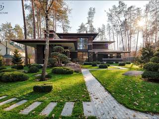 Дом в стиле Райта, 33bY Architecture 33bY Architecture Country house