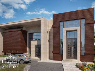 Modern Villa Architecture Design, Algedra Interior Design Algedra Interior Design Parcelas de agrado
