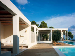 2 Viviendas en el valle de Morna, Ibiza, deBM Arquitectura y Paisajismo deBM Arquitectura y Paisajismo 地中海風 家