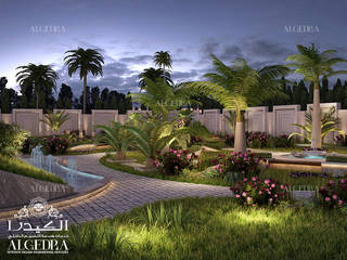 Villa Backyard Garden Design, Algedra Interior Design Algedra Interior Design 앞마당