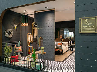 HOTEL DESIGN SHOW 2019, Mimoza Mimarlık Mimoza Mimarlık Phòng ngủ phong cách nhiệt đới