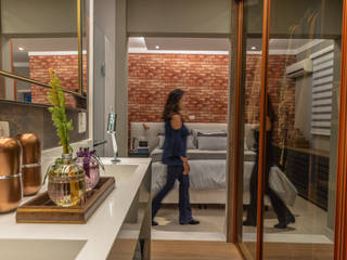 Suite Master, Lucia Navajas -Arquitetura & Interiores Lucia Navajas -Arquitetura & Interiores Modern style bedroom