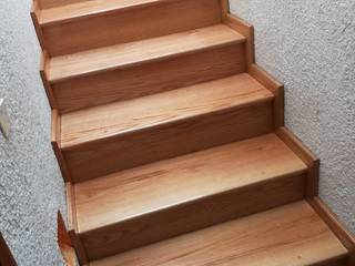 INSTALACIÓN DE ESCALERAS DE MADERA, Pisos y diseño Pisos y diseño