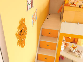 Cameretta per bambini a soppalco KC502, Moretti Compact Moretti Compact ห้องนอนเด็ก