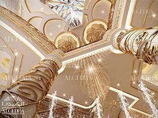 Luxury classic entrance design, Algedra Interior Design Algedra Interior Design Paredes y pisos de estilo clásico