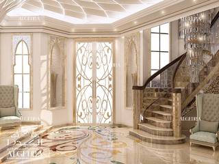 Luxury classic entrance design, Algedra Interior Design Algedra Interior Design Couloir, entrée, escaliers classiques