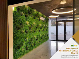 Interior Decoration with Artificial Hedge, Sunwing Industrial Co., Ltd. Sunwing Industrial Co., Ltd. Media room Plastic