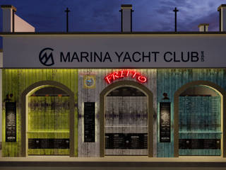 Marina Cafe, ANTE MİMARLIK ANTE MİMARLIK Aéroports modernes