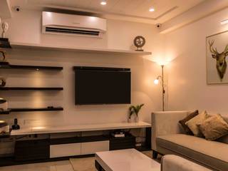 ZUHAUSE 104, Sahiba's Design Studio Sahiba's Design Studio Minimalist living room MDF