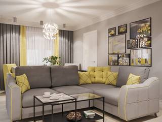 Солнечная двушка , Astra_design Astra_design Living room