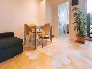 Foto di arredamento e Interior Design di appartamenti a Milano, Erik Colombo Erik Colombo Sala da pranzo moderna
