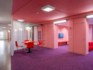 The Movement hotel, Bijlmer Bajes prison, Amsterdam, ÈMCÉ interior architecture ÈMCÉ interior architecture 商業空間